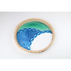 Vassoio Rotondo in Midollino