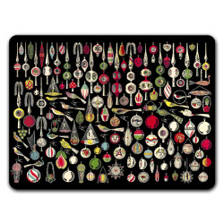 Natale Sottopiatto Rettangolare Modello 02