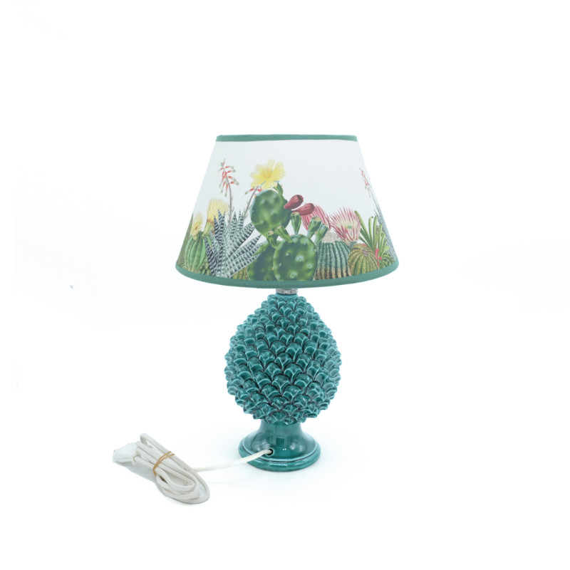 Coppia Di Decorazioni In Porcellana Dipinte A Mano A Forma Di Pigna – Verde, 8.5x8.5x14cm. Eleganti E Raffinate, Perfette Per Abbellire La Casa, Dalla Camera Da Letto Al Soggiorno.