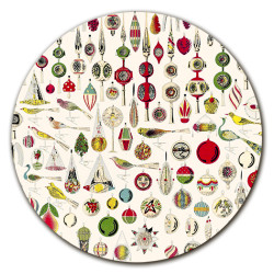 Natale Sottopiatto Rotondo Modello 01 - Ø cm 34 e 39