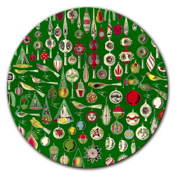 Natale Sottobicchiere Rotondo Modello 05 – Ø cm 9,5