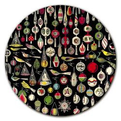 Natale Sottobicchiere Rotondo Modello 02 – Ø cm 9,5