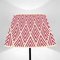 Paralume Tronco di cono LB Melograno e Giallo Zolfo