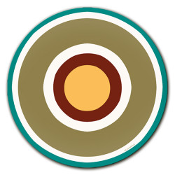 Minorca Sottobicchiere Rotondo Modello 08 – Ø cm 9,5