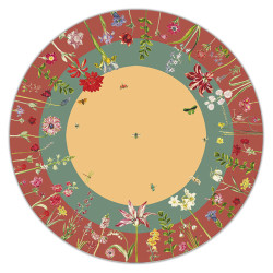 Levanzo Fiori Sottobicchiere Rotondo Modello 07