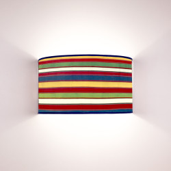 Ventola Righe Colorate Antiche