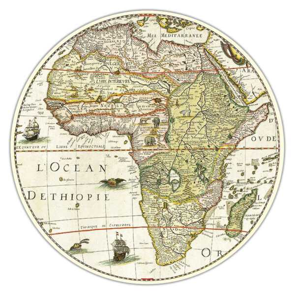 Mappa Antica Africa