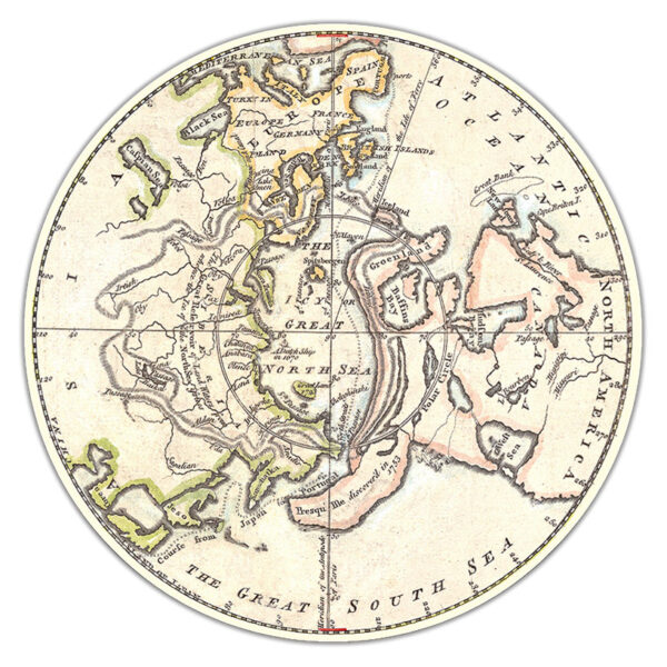 Mappa Antica Polo Nord